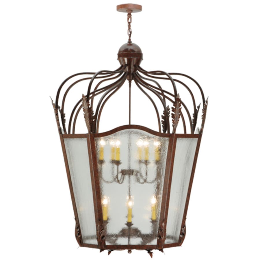 Meyda Tiffany Citadel 12 Light 43" Wide Taper Candle Pendant
