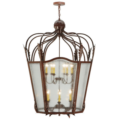 Meyda Tiffany Citadel 12 Light 43" Wide Taper Candle Pendant
