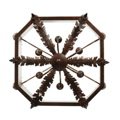 Meyda Tiffany Citadel 12 Light 43" Wide Taper Candle Pendant