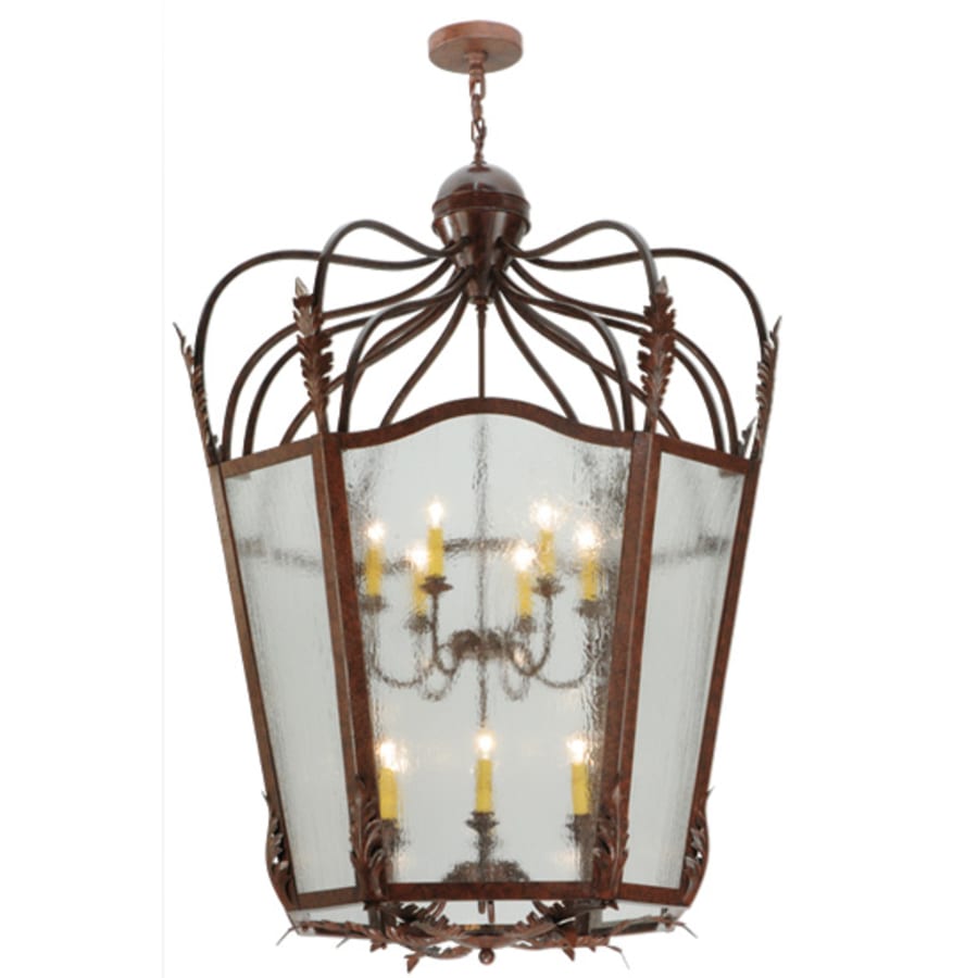 Meyda Tiffany Citadel 12 Light 43" Wide Taper Candle Pendant
