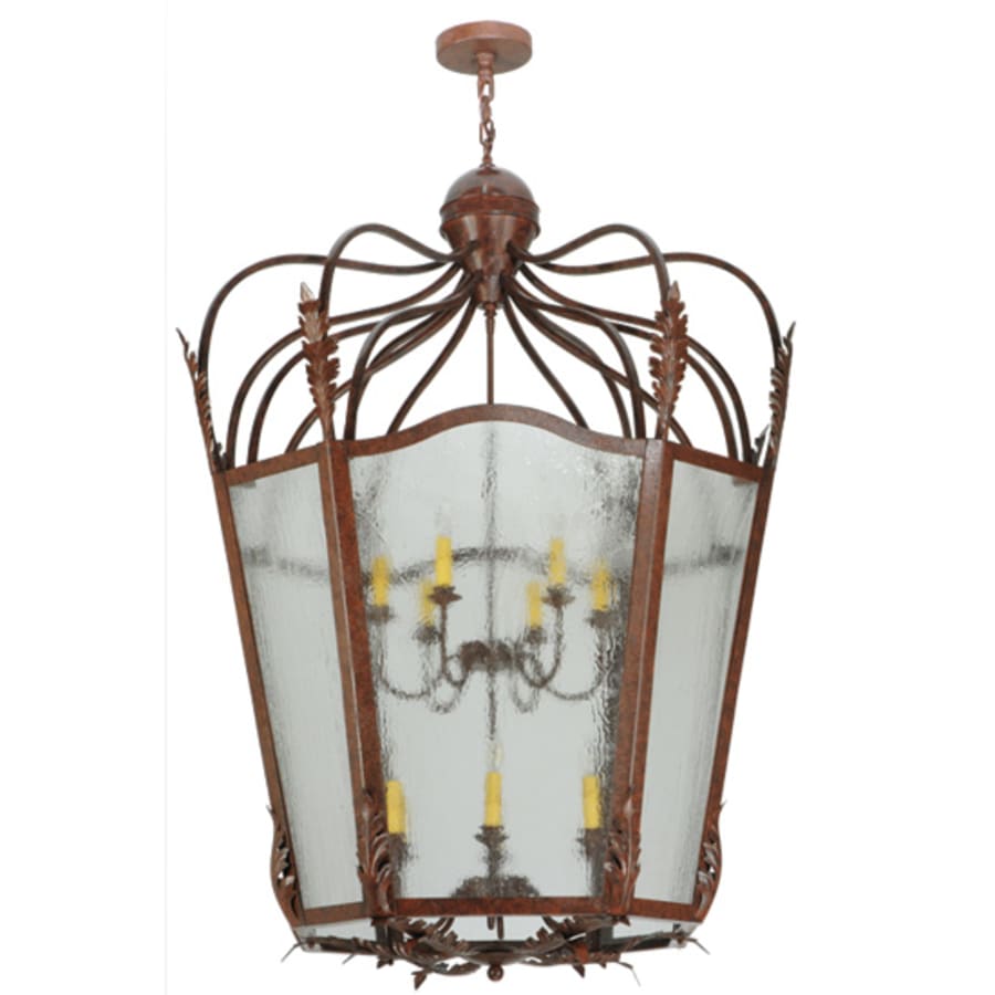 Meyda Tiffany Citadel 12 Light 43" Wide Taper Candle Pendant