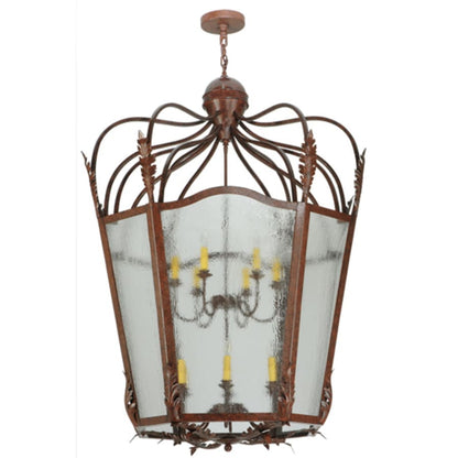 Meyda Tiffany Citadel 12 Light 43" Wide Taper Candle Pendant
