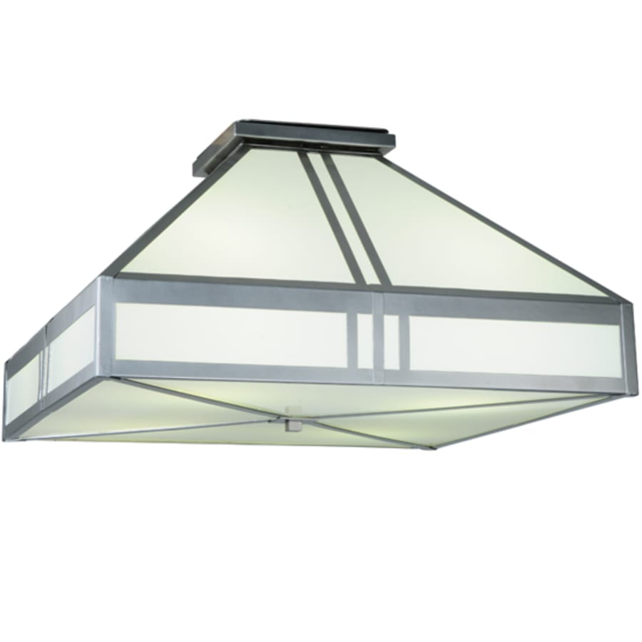Meyda Tiffany Whitewing 4 Light 36" Wide Flush Mount Ceiling Fixture