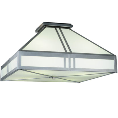Meyda Tiffany Whitewing 4 Light 36" Wide Flush Mount Ceiling Fixture