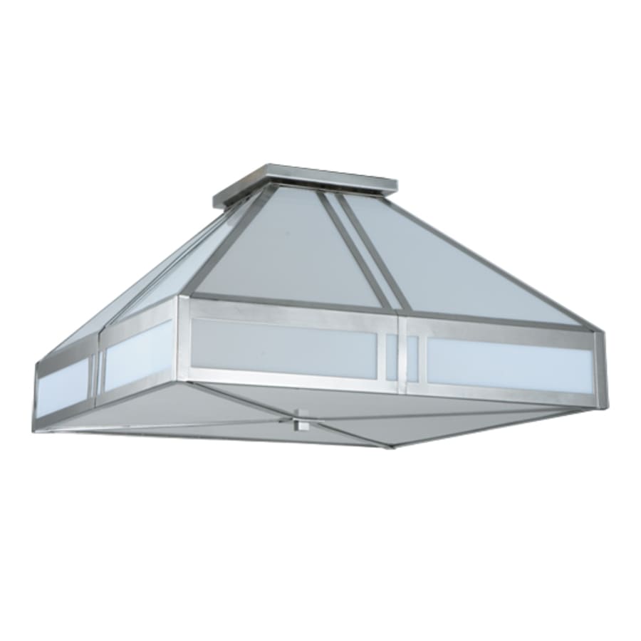 Meyda Tiffany Whitewing 4 Light 36" Wide Flush Mount Ceiling Fixture