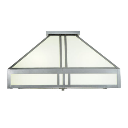 Meyda Tiffany Whitewing 4 Light 36" Wide Flush Mount Ceiling Fixture