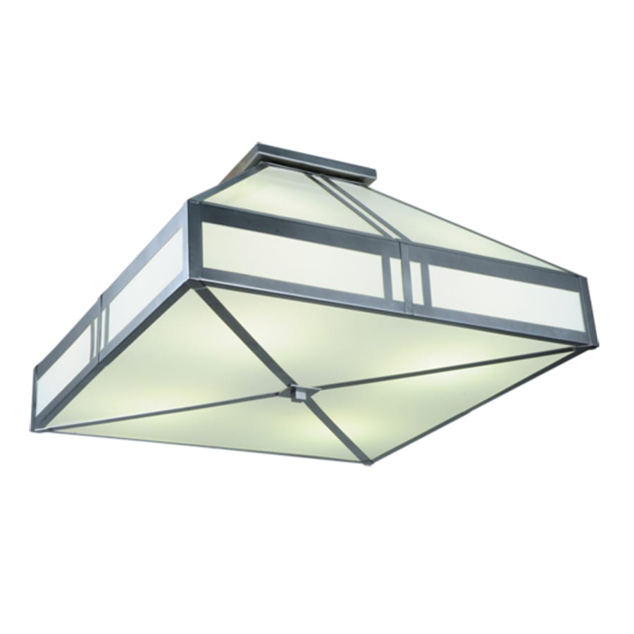 Meyda Tiffany Whitewing 4 Light 36" Wide Flush Mount Ceiling Fixture