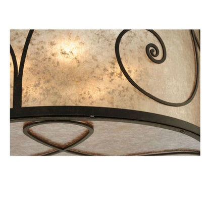 Meyda Tiffany Granada 5 Light 30" Wide Flush Mount Drum Ceiling Fixture