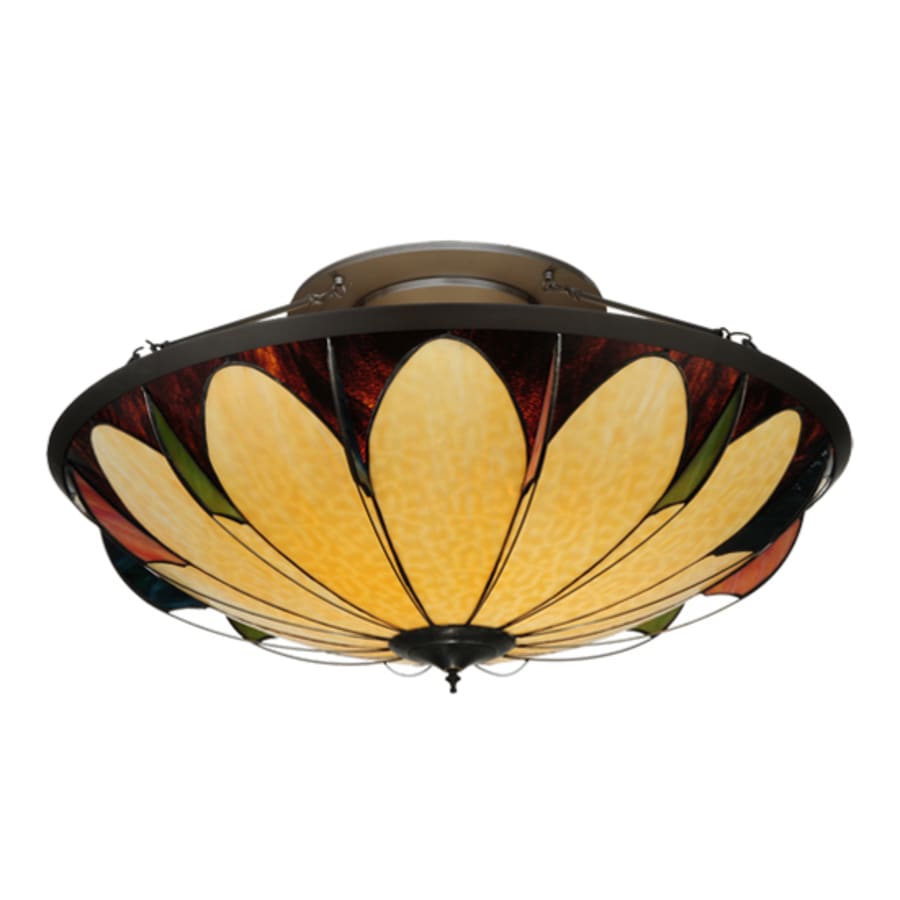 Meyda Tiffany Cowette 6 Light 42" Wide Semi-Flush Bowl Ceiling Fixture