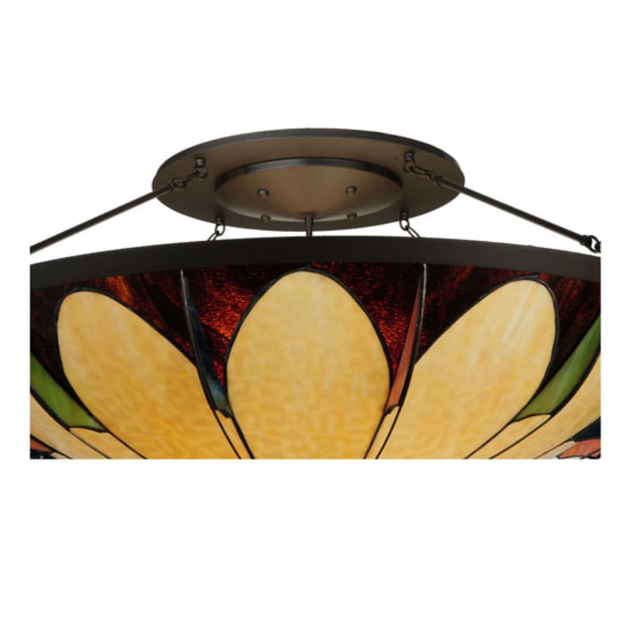 Meyda Tiffany Cowette 6 Light 42" Wide Semi-Flush Bowl Ceiling Fixture
