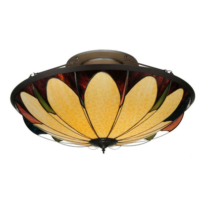Meyda Tiffany Cowette 6 Light 42" Wide Semi-Flush Bowl Ceiling Fixture