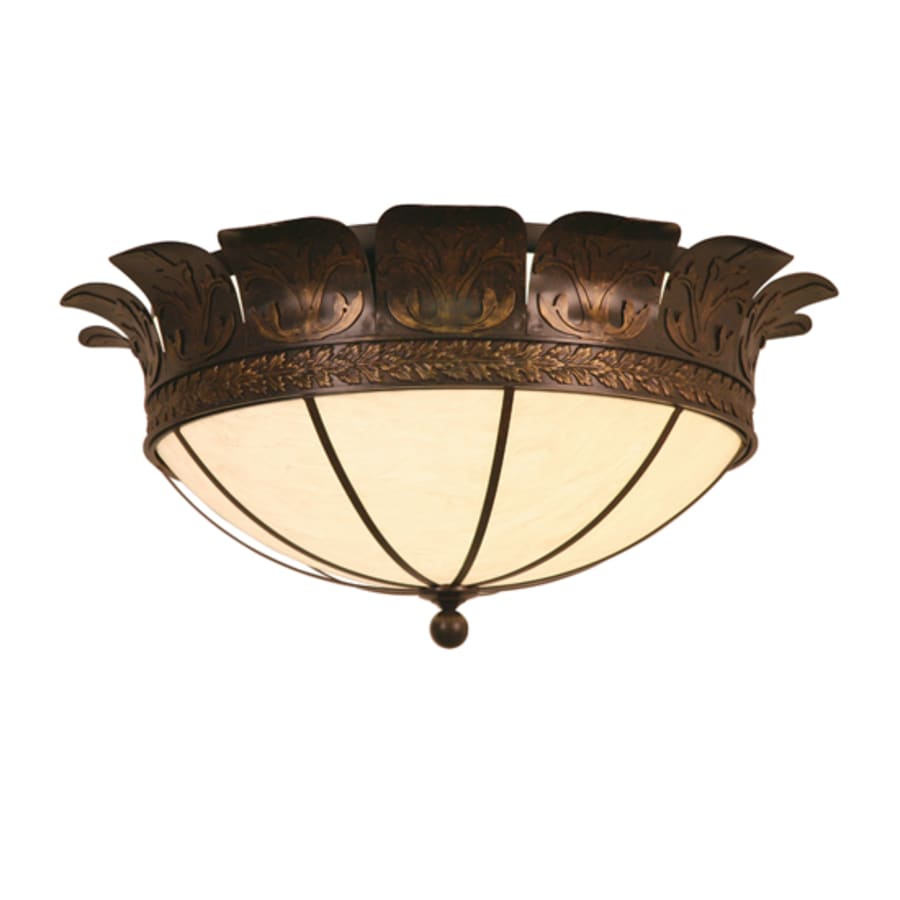 Meyda Tiffany Crowne 4 Light 40" Wide Semi-Flush Bowl Ceiling Fixture