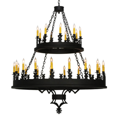 Meyda Tiffany Asen 27 Light 48" Wide Taper Candle Style Chandelier