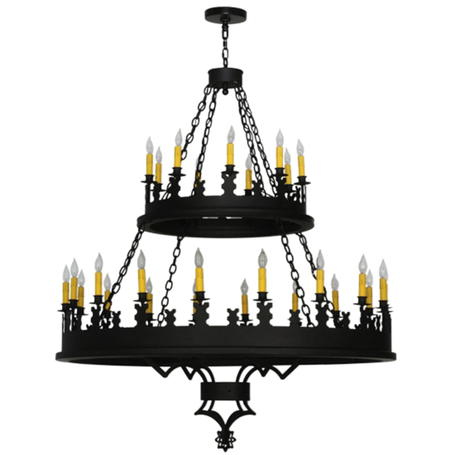 Meyda Tiffany Asen 27 Light 48" Wide Taper Candle Style Chandelier
