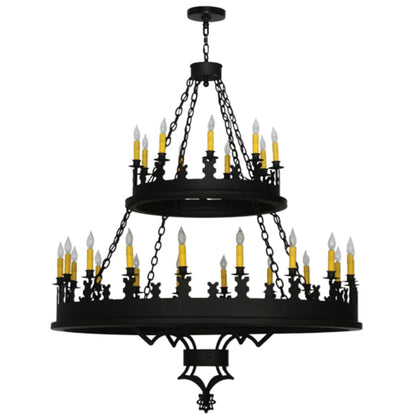 Meyda Tiffany Asen 27 Light 48" Wide Taper Candle Style Chandelier