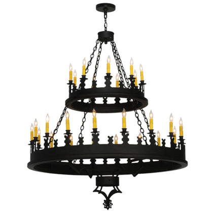 Meyda Tiffany Asen 27 Light 48" Wide Taper Candle Style Chandelier