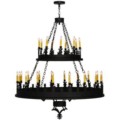 Meyda Tiffany Asen 27 Light 48" Wide Taper Candle Style Chandelier