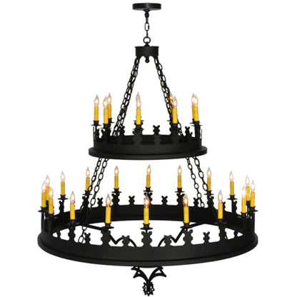 Meyda Tiffany Asen 27 Light 48" Wide Taper Candle Style Chandelier