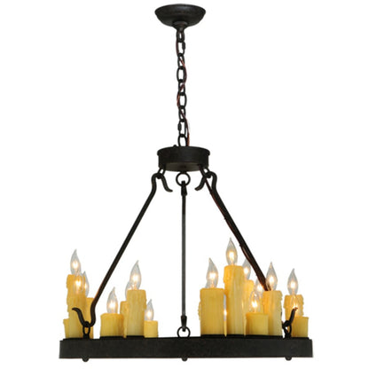 Meyda Tiffany Deina 18 Light 24" Wide Taper Candle Style Chandelier
