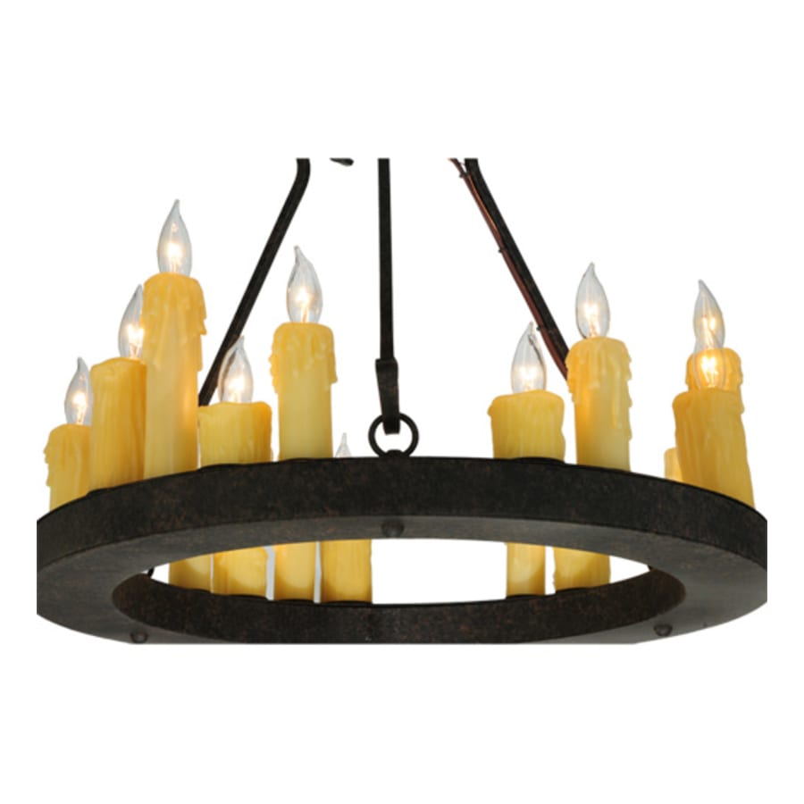 Meyda Tiffany Deina 18 Light 24" Wide Taper Candle Style Chandelier