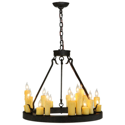 Meyda Tiffany Deina 18 Light 24" Wide Taper Candle Style Chandelier