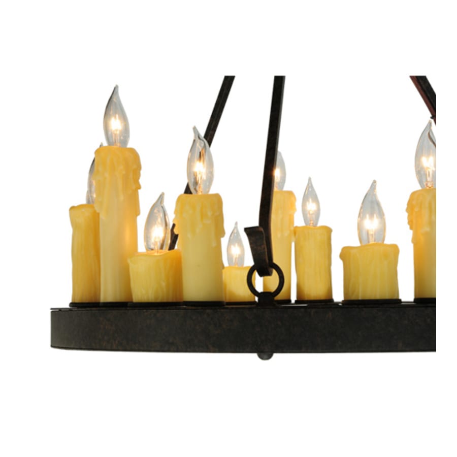 Meyda Tiffany Deina 18 Light 24" Wide Taper Candle Style Chandelier