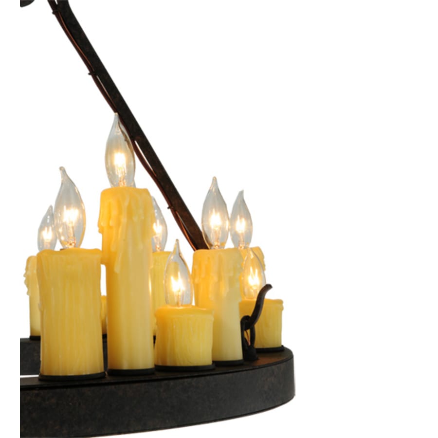 Meyda Tiffany Deina 18 Light 24" Wide Taper Candle Style Chandelier