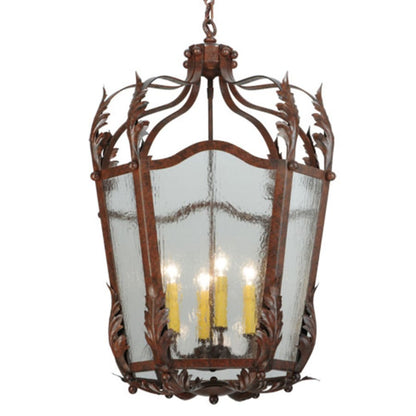 Meyda Tiffany Citadel 4 Light 22" Wide Taper Candle Pendant