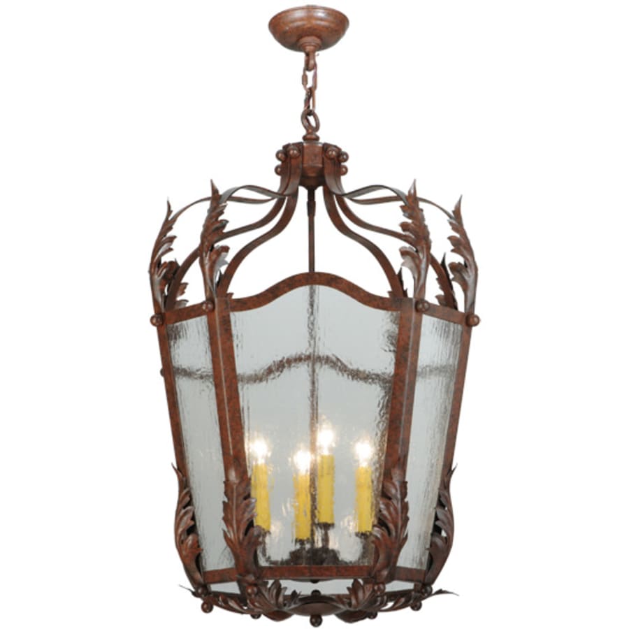 Meyda Tiffany Citadel 4 Light 22" Wide Taper Candle Pendant