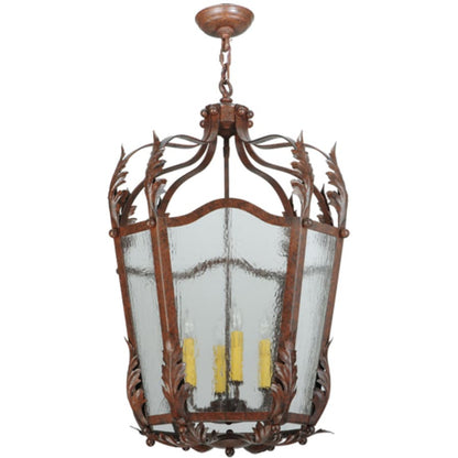 Meyda Tiffany Citadel 4 Light 22" Wide Taper Candle Pendant