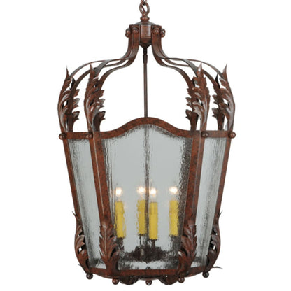 Meyda Tiffany Citadel 4 Light 22" Wide Taper Candle Pendant