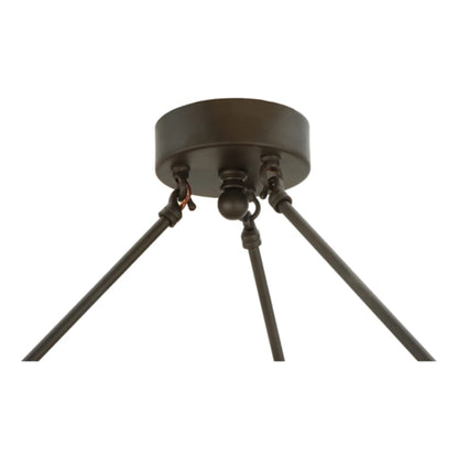 Meyda Tiffany Cilindro Calico 12 Light 27" Wide Semi-Flush Drum Ceiling Fixture
