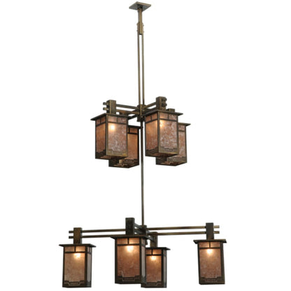 Meyda Tiffany Roylance 8 Light 68" Wide Chandelier