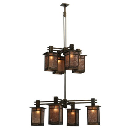 Meyda Tiffany Roylance 8 Light 68" Wide Chandelier