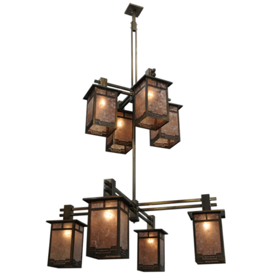 Meyda Tiffany Roylance 8 Light 68" Wide Chandelier