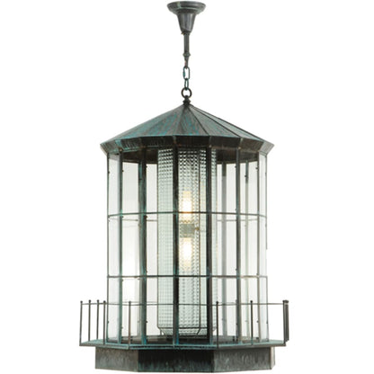 Meyda Tiffany Lighthouse 2 Light 29" Wide Pendant