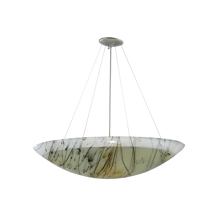 Meyda Tiffany 30" W Primavera Fused Glass Inverted Pendant