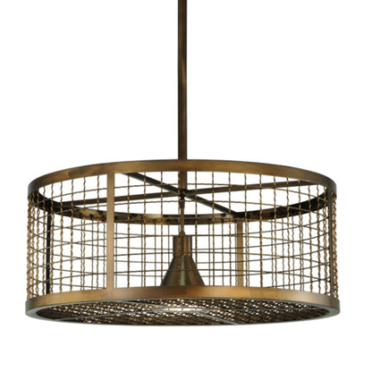 Meyda Tiffany Paloma Golpe 30" Wide Cage Pendant