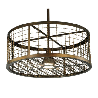 Meyda Tiffany Paloma Golpe 30" Wide Cage Pendant