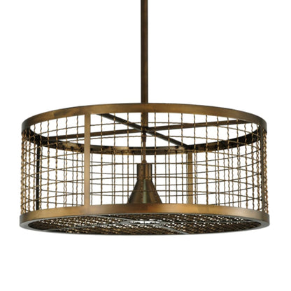 Meyda Tiffany Paloma Golpe 30" Wide Cage Pendant