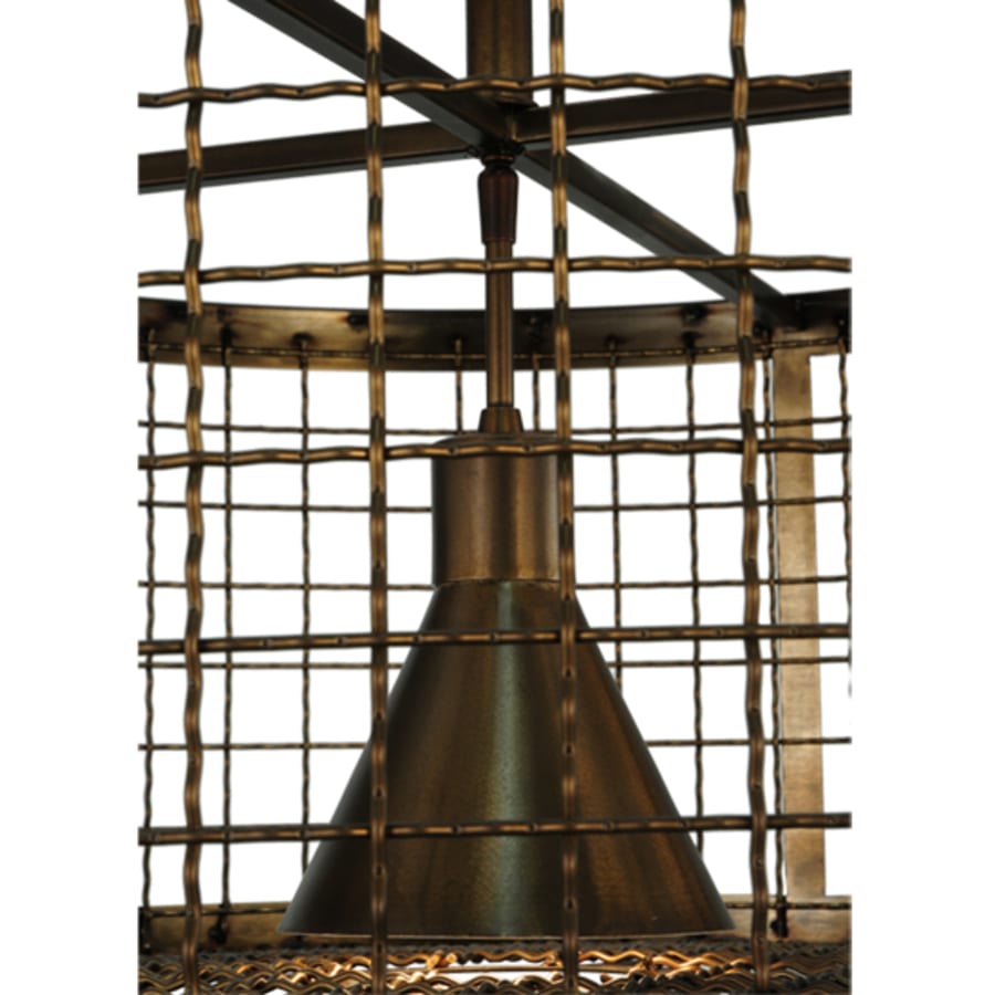 Meyda Tiffany Paloma Golpe 30" Wide Cage Pendant