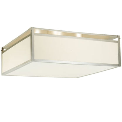 Meyda Tiffany Quadrato Illusion 4 Light 36" Wide Semi-Flush Square Ceiling Fixture
