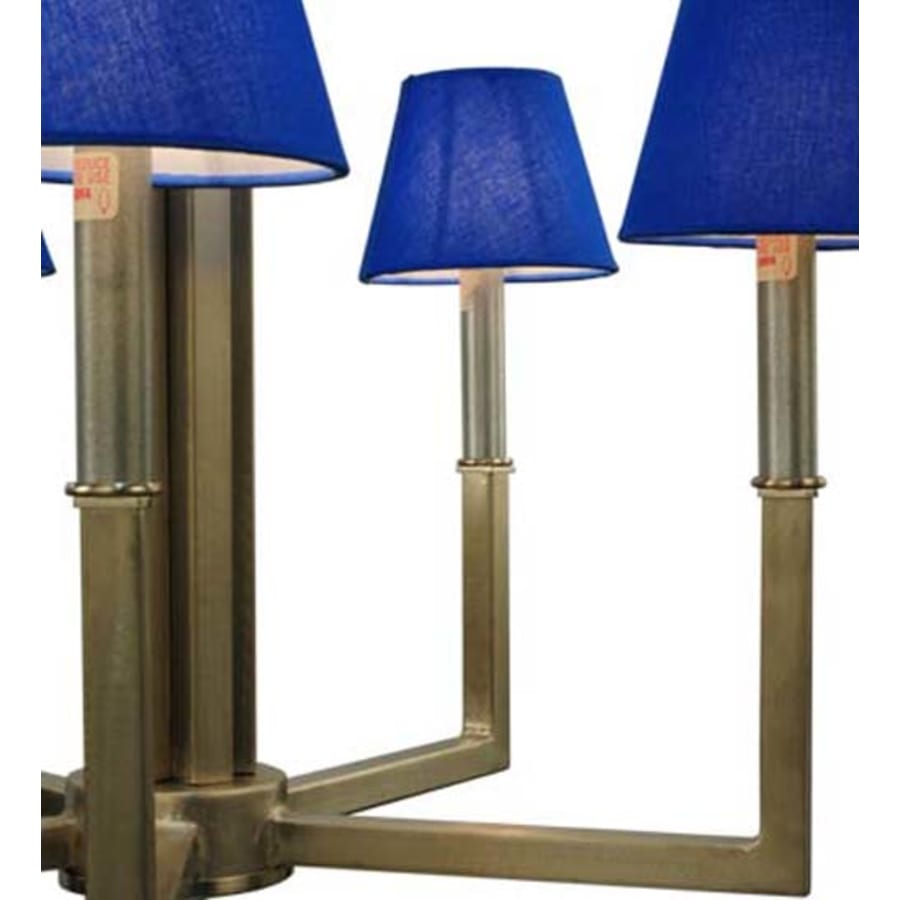 Meyda Tiffany Rula 5 Light 24" Wide Chandelier - Brushed Nickel Finish
