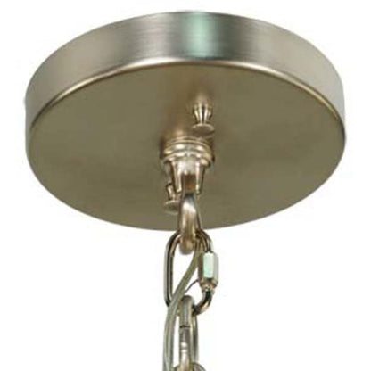 Meyda Tiffany Rula 5 Light 24" Wide Chandelier - Brushed Nickel Finish