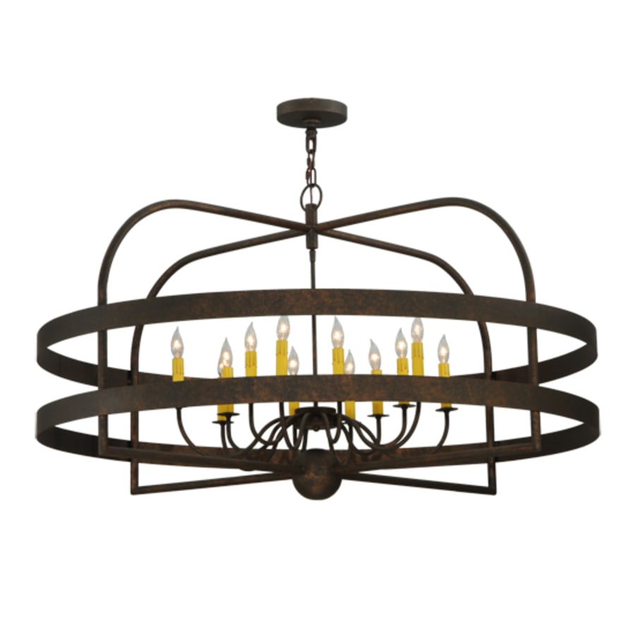Meyda Tiffany Aldari 12 Light 48" Wide Taper Candle Style Chandelier