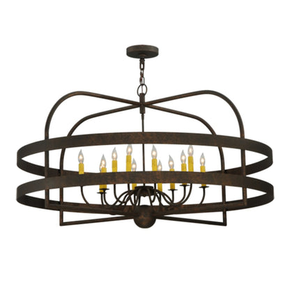 Meyda Tiffany Aldari 12 Light 48" Wide Taper Candle Style Chandelier