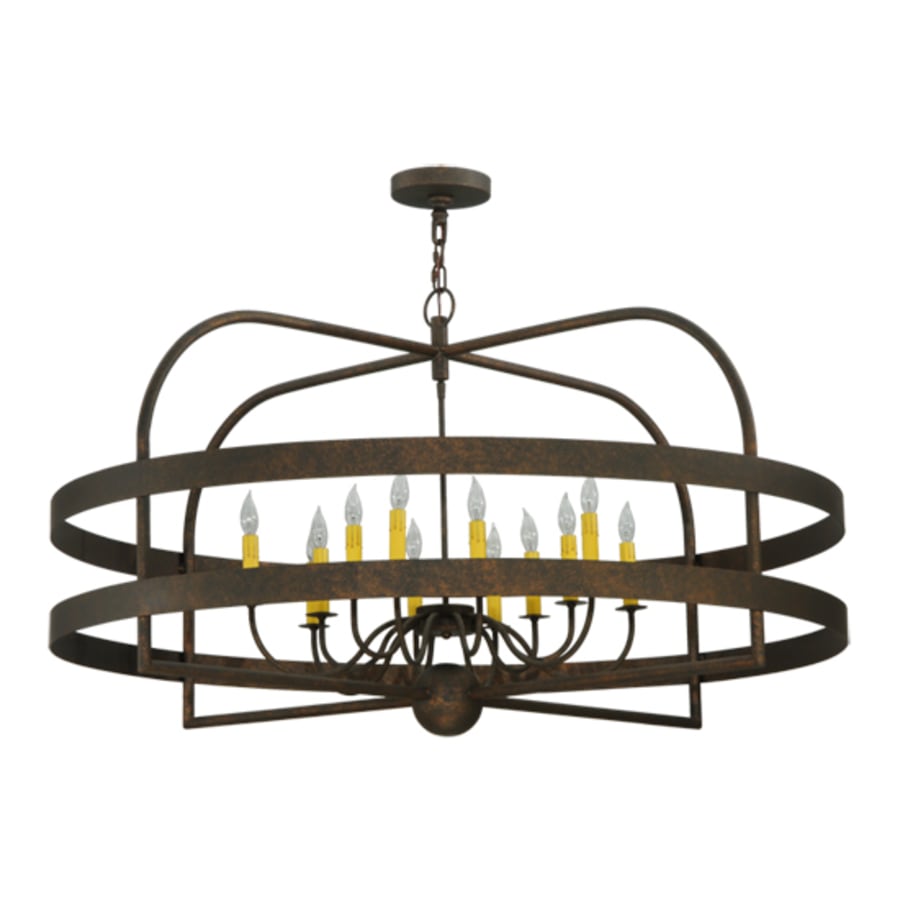 Meyda Tiffany Aldari 12 Light 48" Wide Taper Candle Style Chandelier