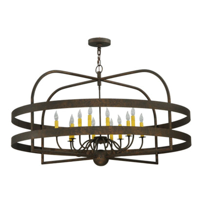 Meyda Tiffany Aldari 12 Light 48" Wide Taper Candle Style Chandelier