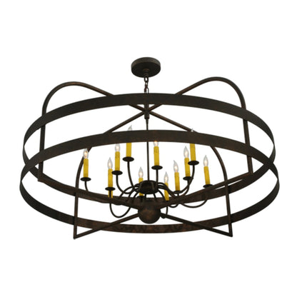 Meyda Tiffany Aldari 12 Light 48" Wide Taper Candle Style Chandelier