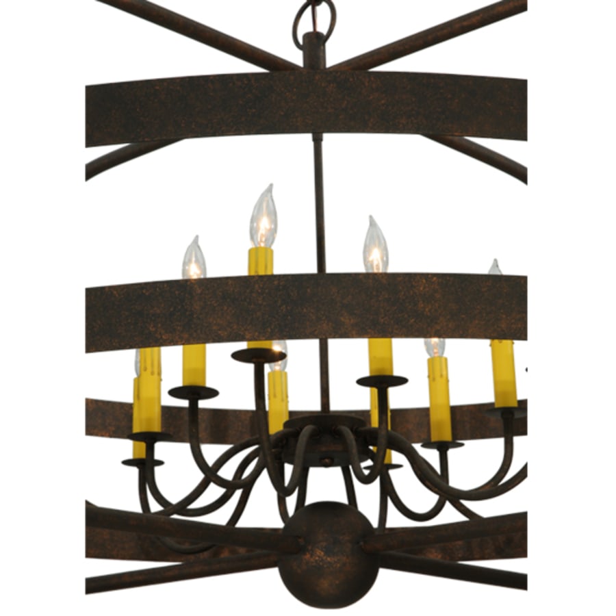 Meyda Tiffany Aldari 12 Light 48" Wide Taper Candle Style Chandelier